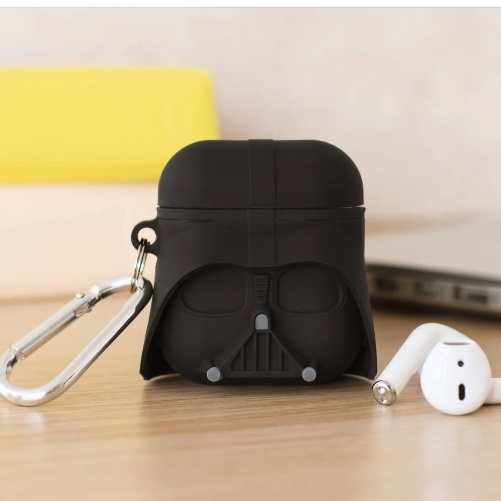💐 2/$25💐 Disney Star Wars 3D Darth Vader AirPods Case Black